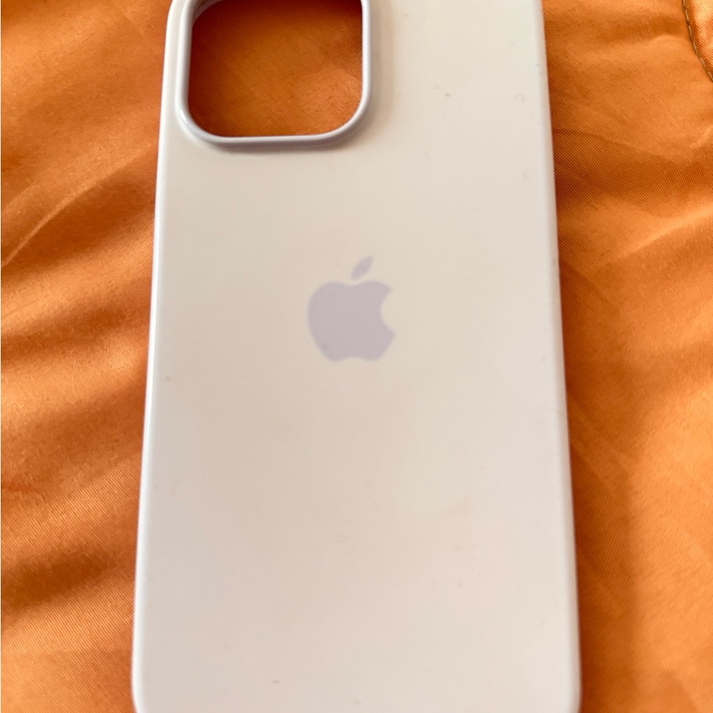 Apple Light Gray Silicone Phone Case